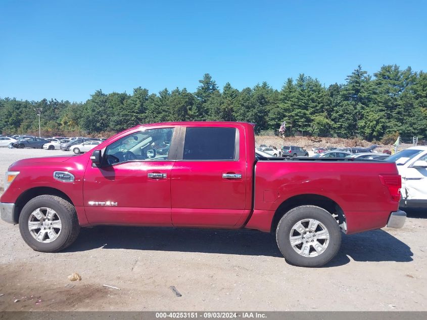 2017 Nissan Titan Sv VIN: 1N6AA1EJ1HN541143 Lot: 40253151