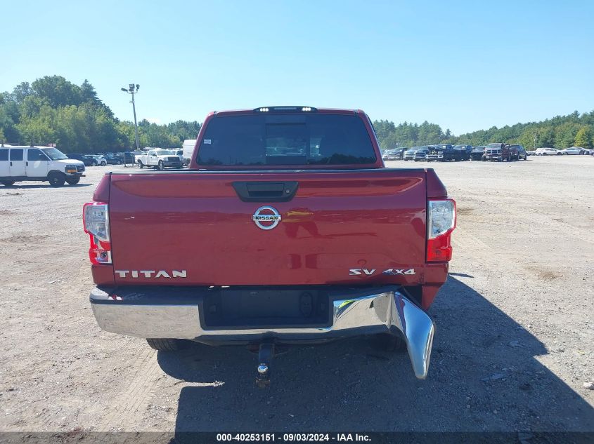 2017 Nissan Titan Sv VIN: 1N6AA1EJ1HN541143 Lot: 40253151