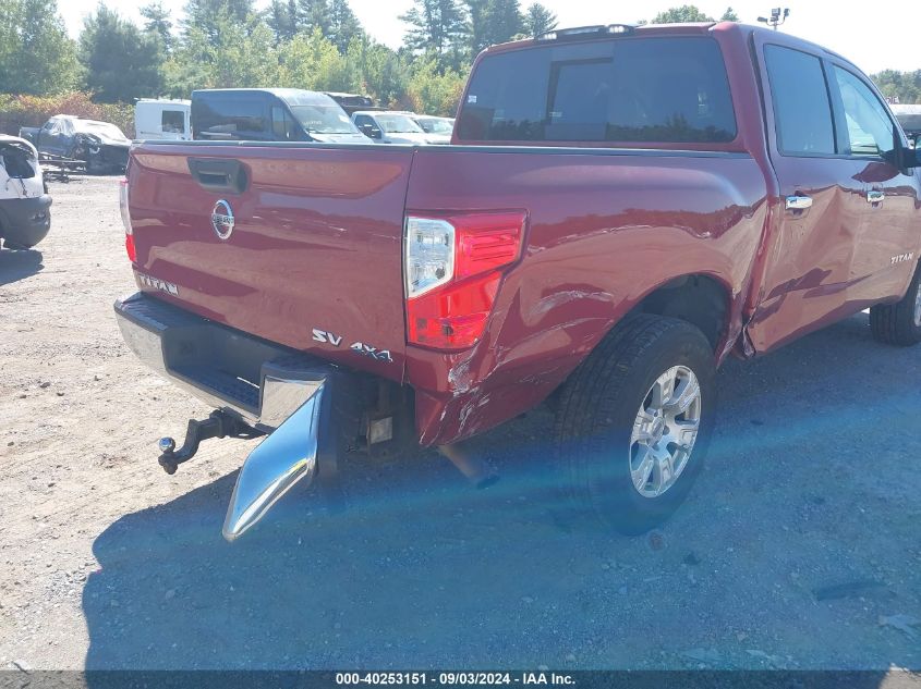 2017 Nissan Titan Sv VIN: 1N6AA1EJ1HN541143 Lot: 40253151