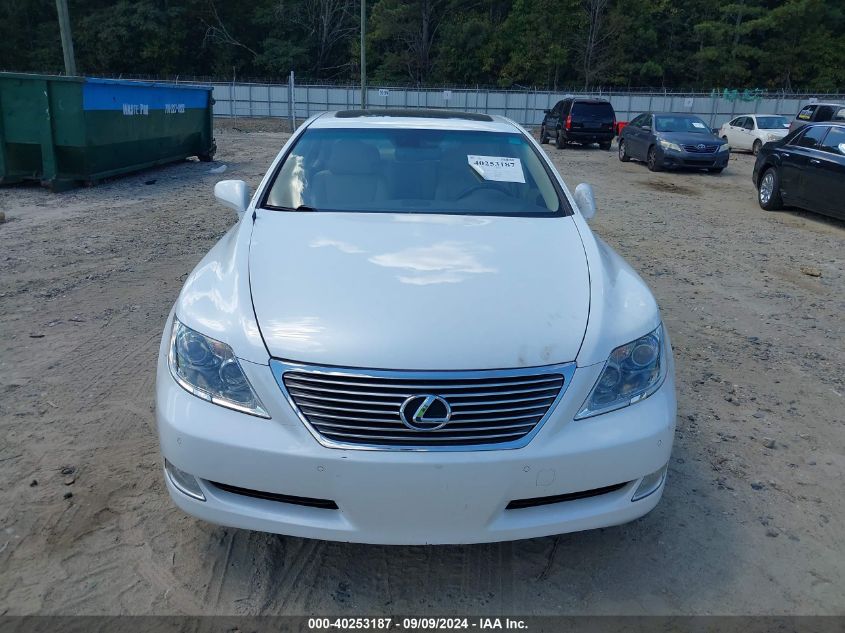 2007 Lexus Ls 460 VIN: JTHBL46F975050832 Lot: 40253187