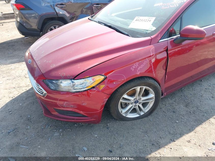 2018 Ford Fusion Se VIN: 3FA6P0HD1JR196339 Lot: 40253229