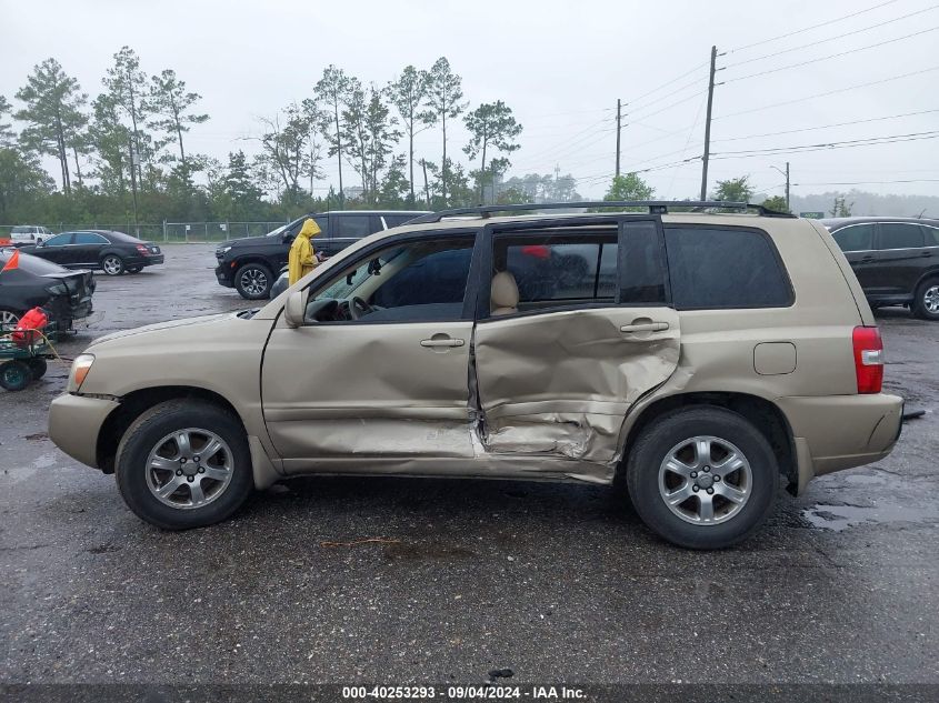 2006 Toyota Highlander Limited VIN: JTEGP21A660115171 Lot: 40253293