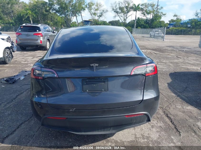 2024 Tesla Model Y Long Range Dual Motor All-Wheel Drive/Rwd VIN: 7SAYGDED0RF092181 Lot: 40253306