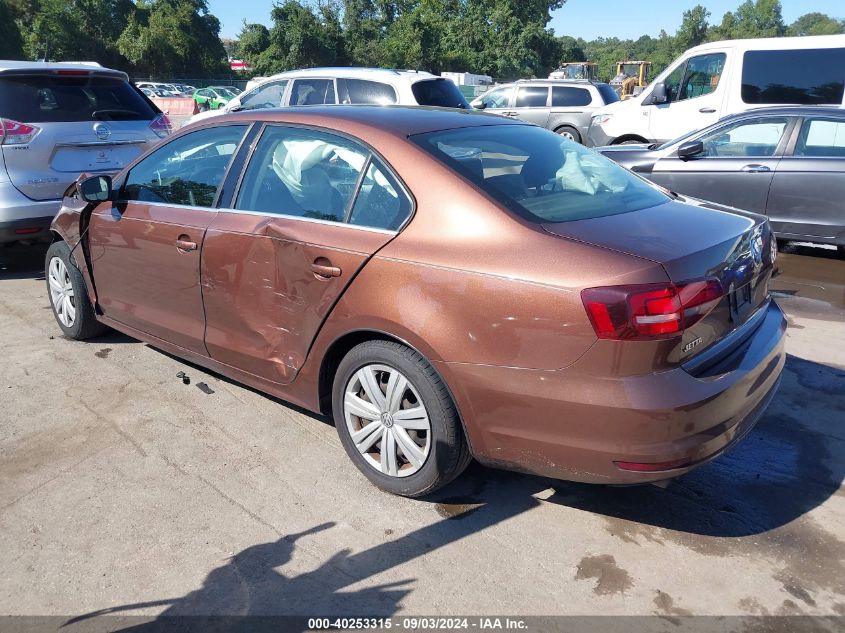 2017 Volkswagen Jetta 1.4T S VIN: 3VW2B7AJ7HM323664 Lot: 40253315