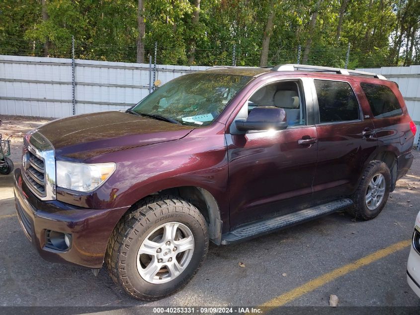 5TDBM5G11CS002124 2012 Toyota Sequoia Sr5 4.6L V8