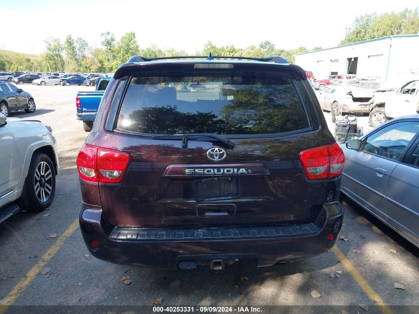 5TDBM5G11CS002124 2012 Toyota Sequoia Sr5 4.6L V8