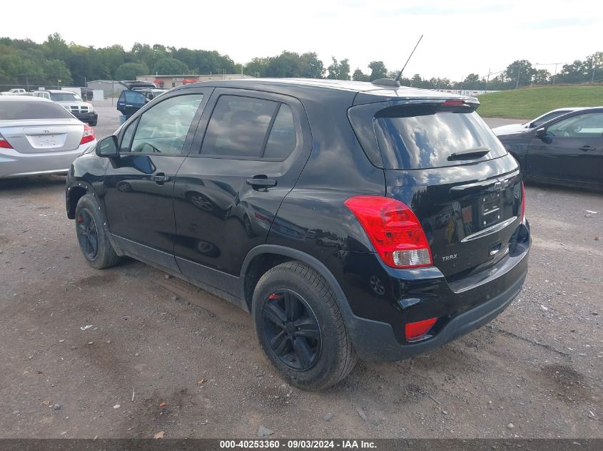 2019 Chevrolet Trax Ls VIN: 3GNCJKSB1KL360525 Lot: 39587253