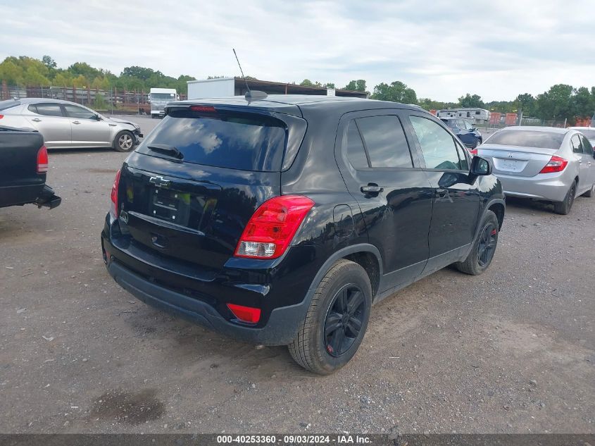 2019 Chevrolet Trax Ls VIN: 3GNCJKSB1KL360525 Lot: 39587253