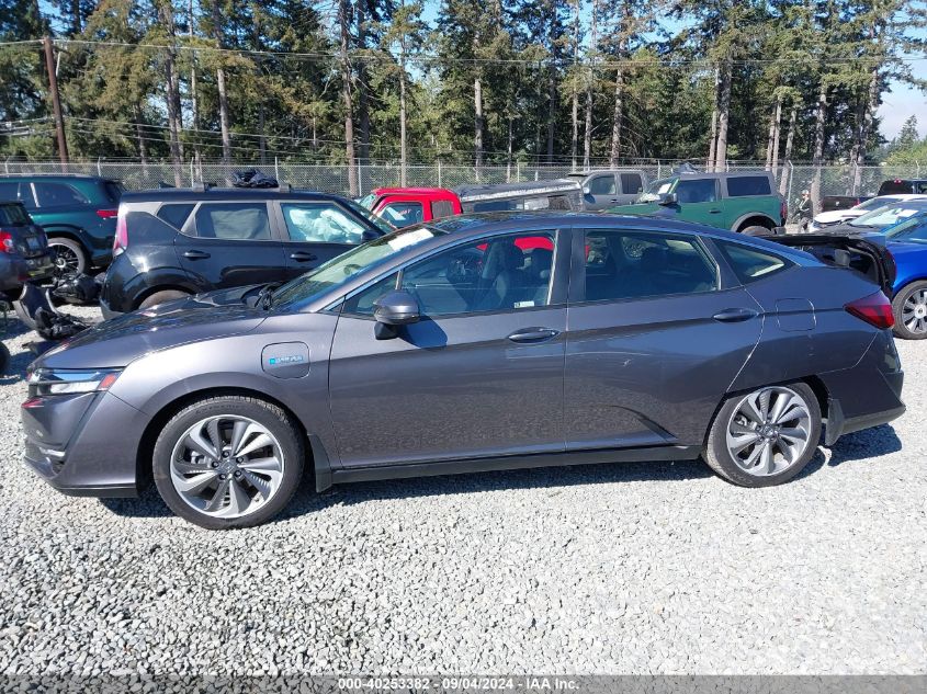 2018 Honda Clarity Plug-In Hybrid Touring VIN: JHMZC5F31JC014601 Lot: 40253382