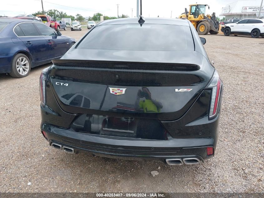 2023 Cadillac Ct4-V V-Series VIN: 1G6DD5RL5P0112709 Lot: 40253407