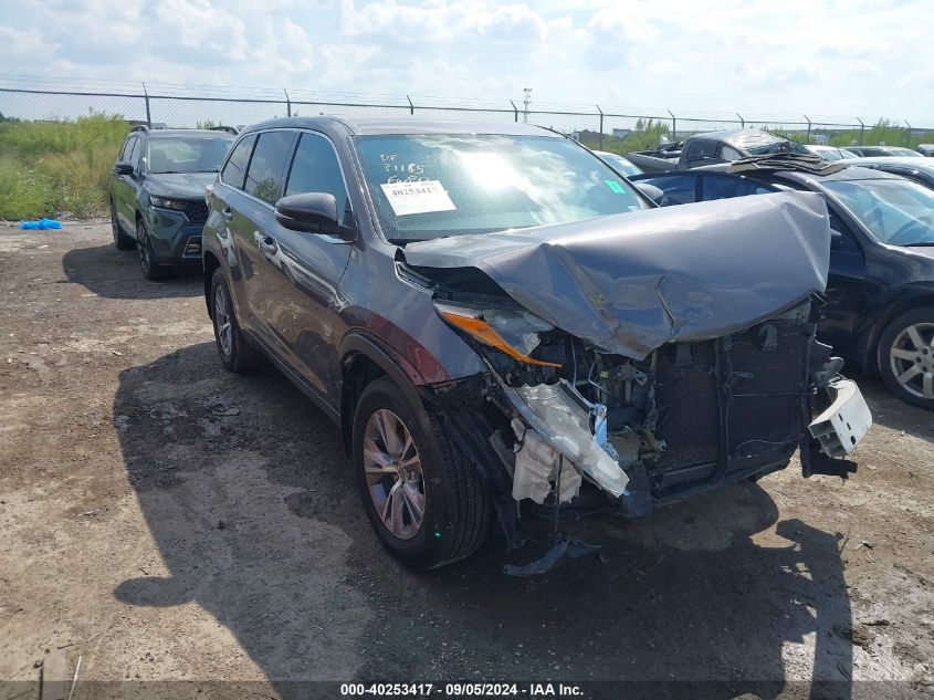 5TDZKRFH6FS065489 2015 TOYOTA HIGHLANDER - Image 1