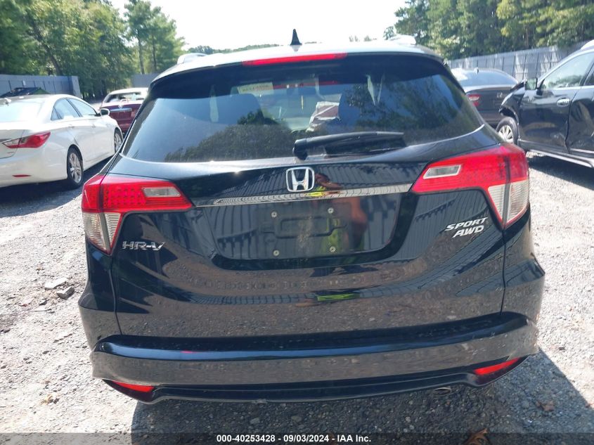 2022 Honda Hr-V Awd Sport VIN: 3CZRU6H13NM751880 Lot: 40253428