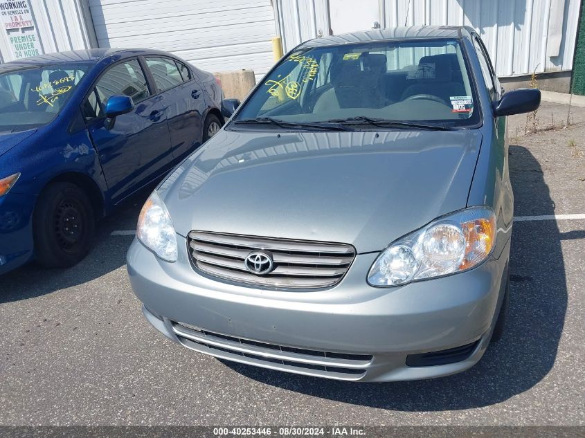 2004 Toyota Corolla Ce VIN: 2T1BR32E54C310780 Lot: 40253446