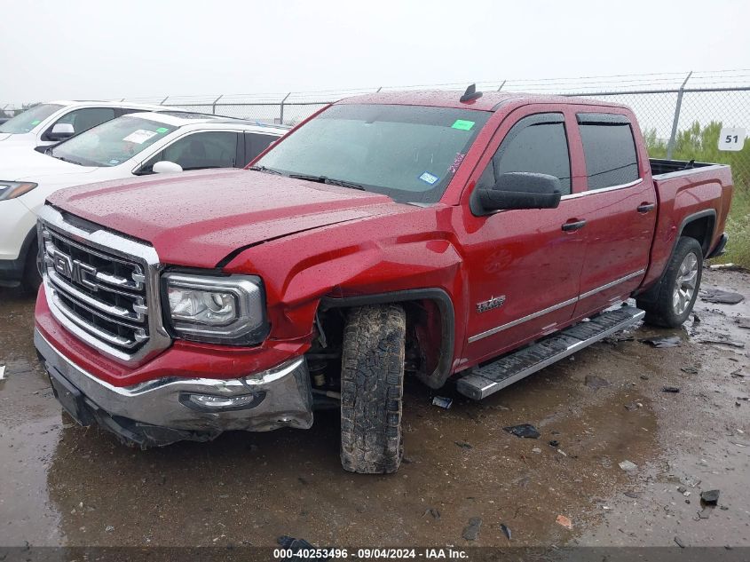 2018 GMC Sierra 1500 Slt VIN: 3GTP1NEC7JG641168 Lot: 40253496