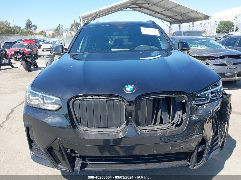 2022 BMW X3 Sdrive30I VIN: 5UX43DP05N9M87378 Lot: 40253554