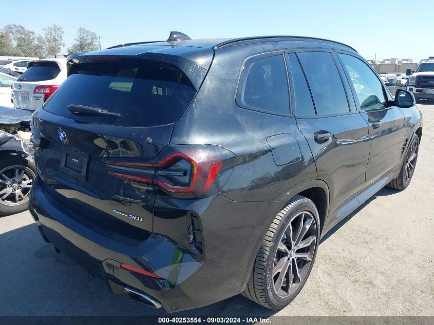 2022 BMW X3 SDRIVE30I - 5UX43DP05N9M87378