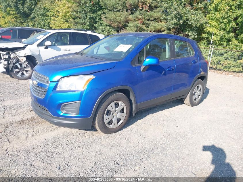 KL7CJKSB1FB236400 2015 CHEVROLET TRAX - Image 2