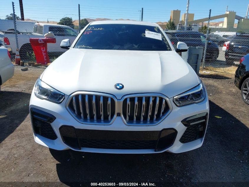 2023 BMW X6 xDrive40I VIN: 5UXCY6C06P9P60863 Lot: 40253603