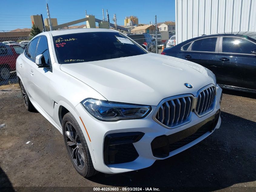 2023 BMW X6 xDrive40I VIN: 5UXCY6C06P9P60863 Lot: 40253603