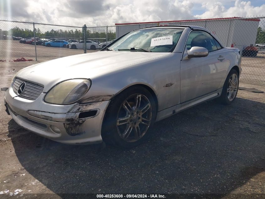 2004 Mercedes-Benz Slk 230 Kompressor VIN: WDBKK49F44F298409 Lot: 40253608