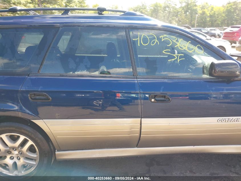 2004 Subaru Outback Outback VIN: 4S3BH675X47630952 Lot: 40253660