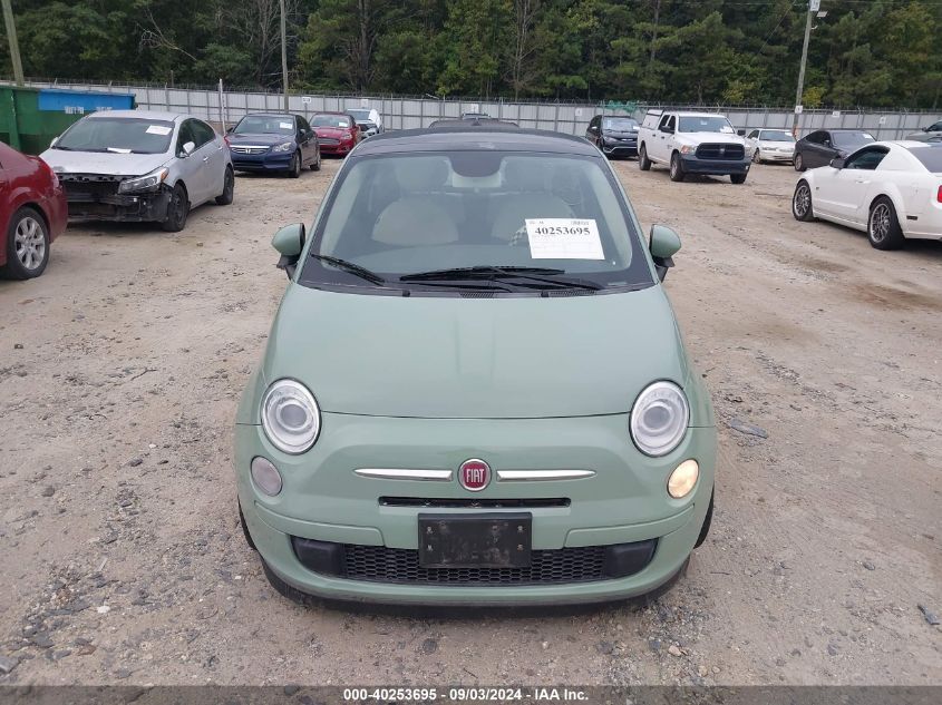 2013 Fiat 500 Pop VIN: 3C3CFFAR7DT747331 Lot: 40253695