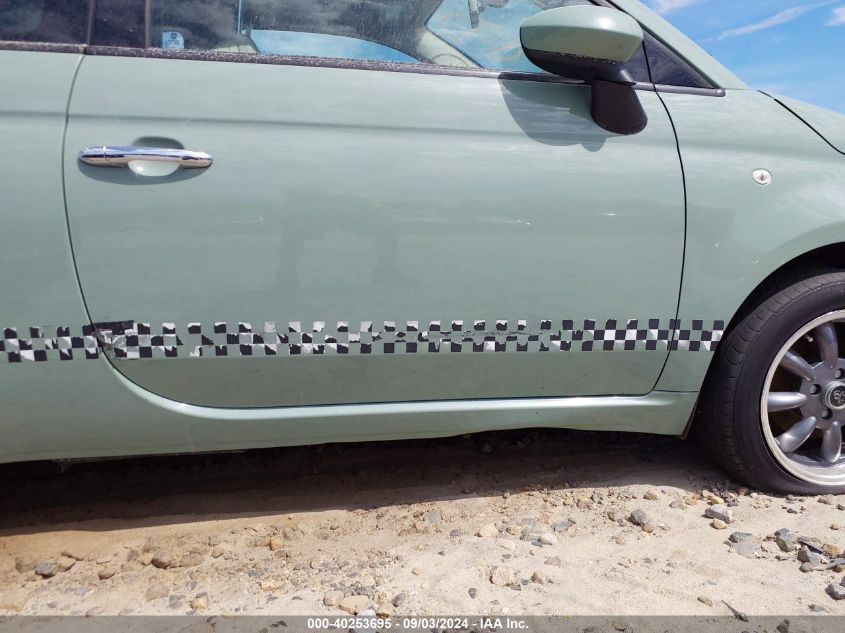 2013 Fiat 500 Pop VIN: 3C3CFFAR7DT747331 Lot: 40253695