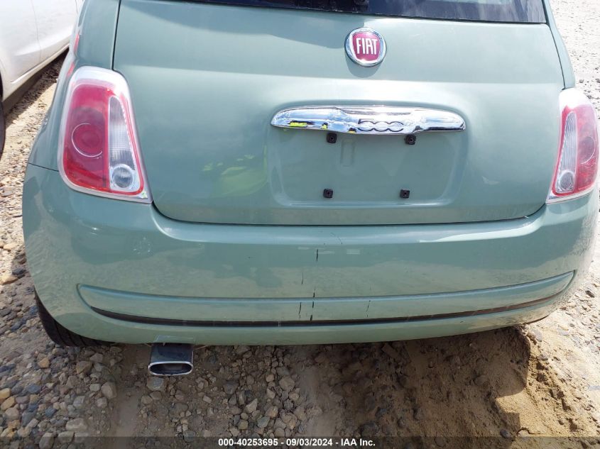 2013 Fiat 500 Pop VIN: 3C3CFFAR7DT747331 Lot: 40253695