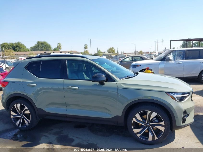 2023 Volvo Xc40 Ultimate VIN: YV4L12UX6P2087668 Lot: 40253697