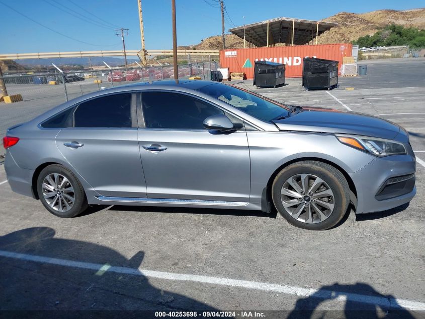 2016 Hyundai Sonata Sport/Limited VIN: 5NPE34AF2GH356292 Lot: 40253698