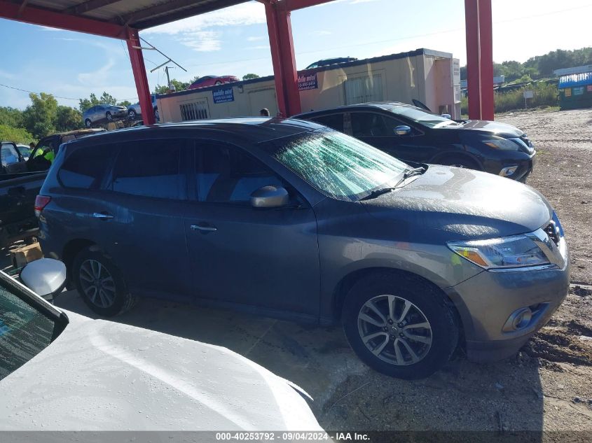 2015 Nissan Pathfinder S/Sv/Sl/Platinum VIN: 5N1AR2MN1FC627417 Lot: 40253792