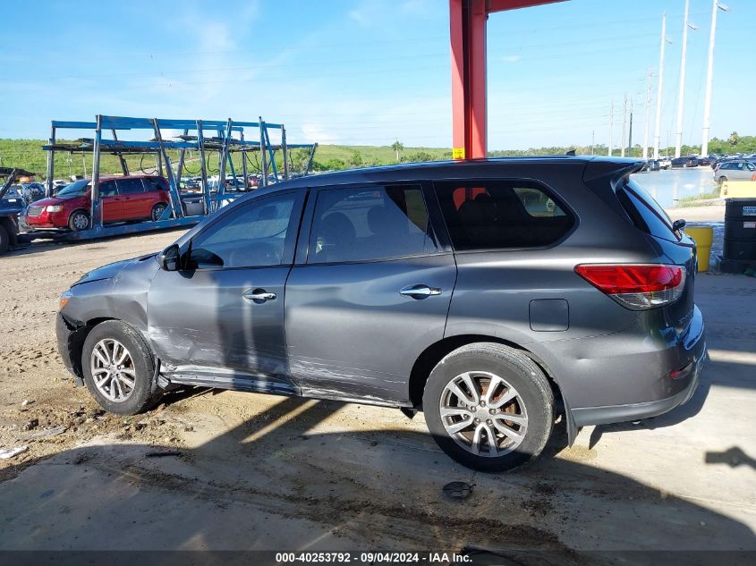 2015 Nissan Pathfinder S/Sv/Sl/Platinum VIN: 5N1AR2MN1FC627417 Lot: 40253792