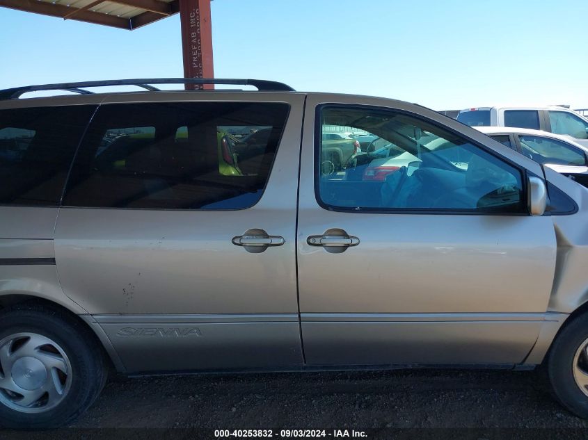 2002 Toyota Sienna Xle VIN: 4T3ZF13CX2U451422 Lot: 40253832