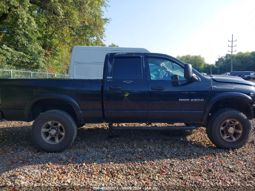 2003 Dodge Ram 2500 Slt/Laramie/St VIN: 3D7KU28C33G822255 Lot: 40253873