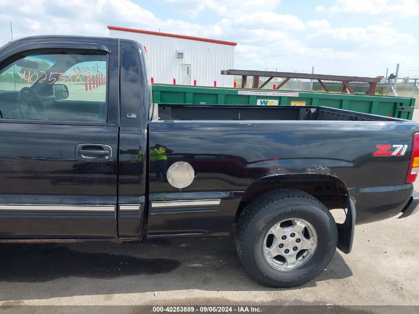 1999 Chevrolet Silverado 1500 Ls VIN: 1GCEK14V1XZ106684 Lot: 40253889