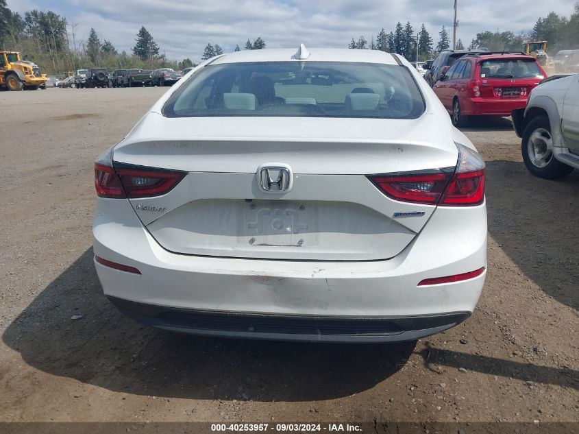 2019 Honda Insight Ex VIN: 19XZE4F59KE026979 Lot: 40253957