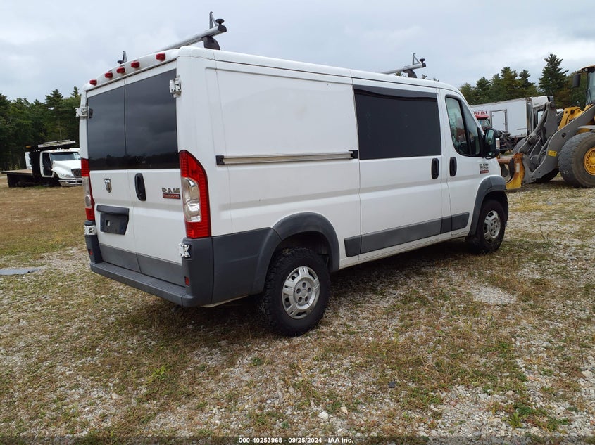 2017 RAM PROMASTER 1500 LOW ROOF 136 WB - 3C6TRVAG2HE525888