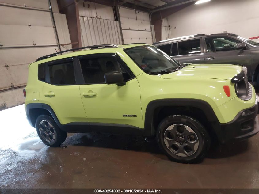 2018 Jeep Renegade Sport 4X4 VIN: ZACCJBAB0JPH75481 Lot: 40254002