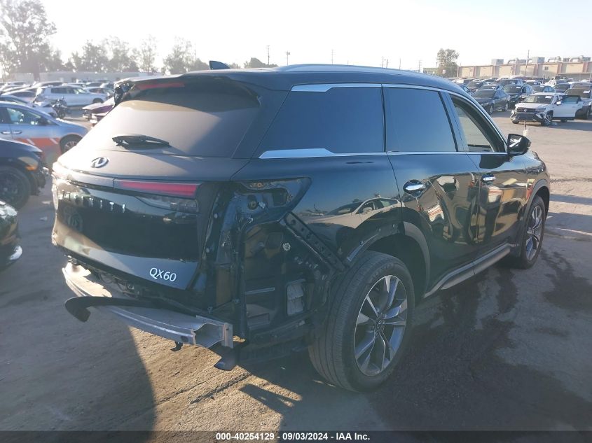 2022 Infiniti Qx60 Luxe VIN: 5N1DL1FR5NC334871 Lot: 40254129