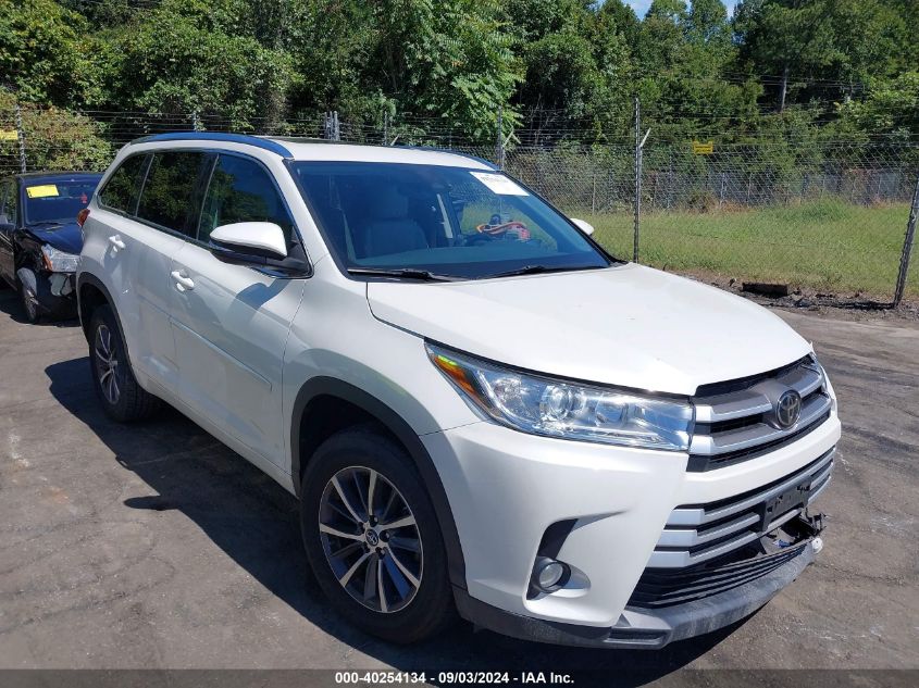 2018 Toyota Highlander Xle VIN: 5TDKZRFHXJS534945 Lot: 40254134