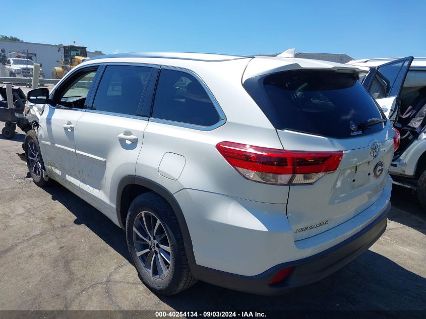 2018 Toyota Highlander Xle VIN: 5TDKZRFHXJS534945 Lot: 40254134