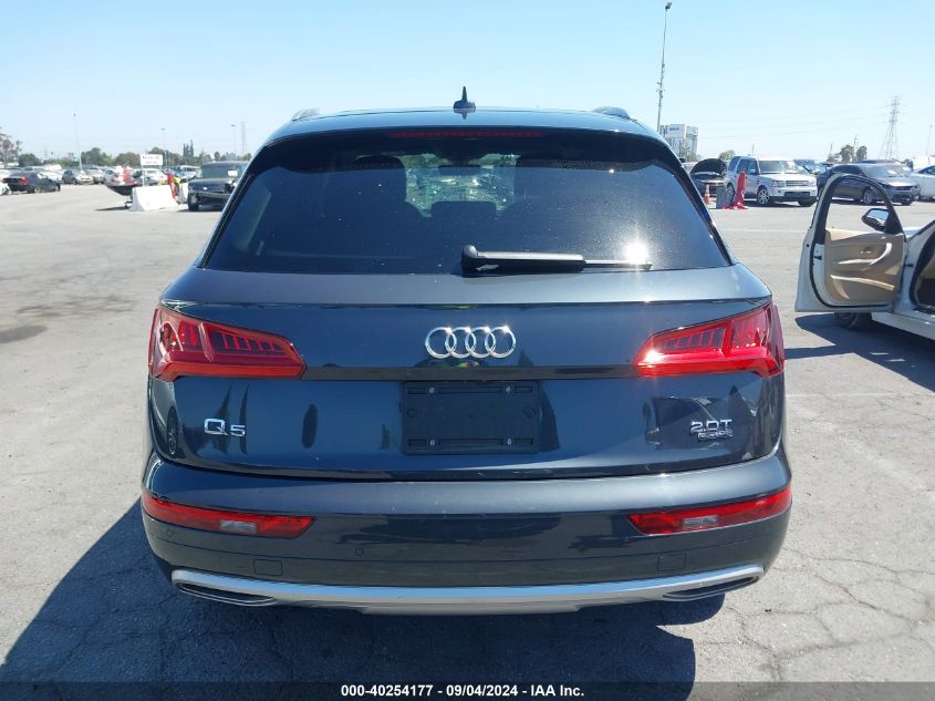 2018 Audi Q5 2.0T Premium/2.0T Tech Premium VIN: WA1BNAFY1J2202925 Lot: 40254177