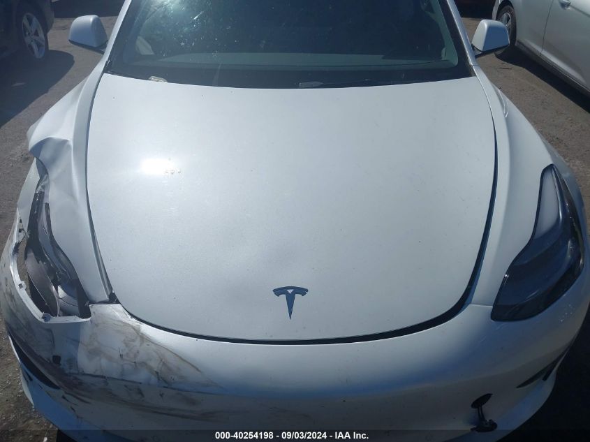 2022 Tesla Model 3 Long Range Dual Motor All-Wheel Drive VIN: 5YJ3E1EB9NF299351 Lot: 40254198