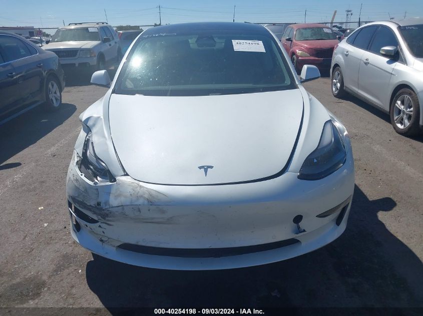 2022 Tesla Model 3 Long Range Dual Motor All-Wheel Drive VIN: 5YJ3E1EB9NF299351 Lot: 40254198