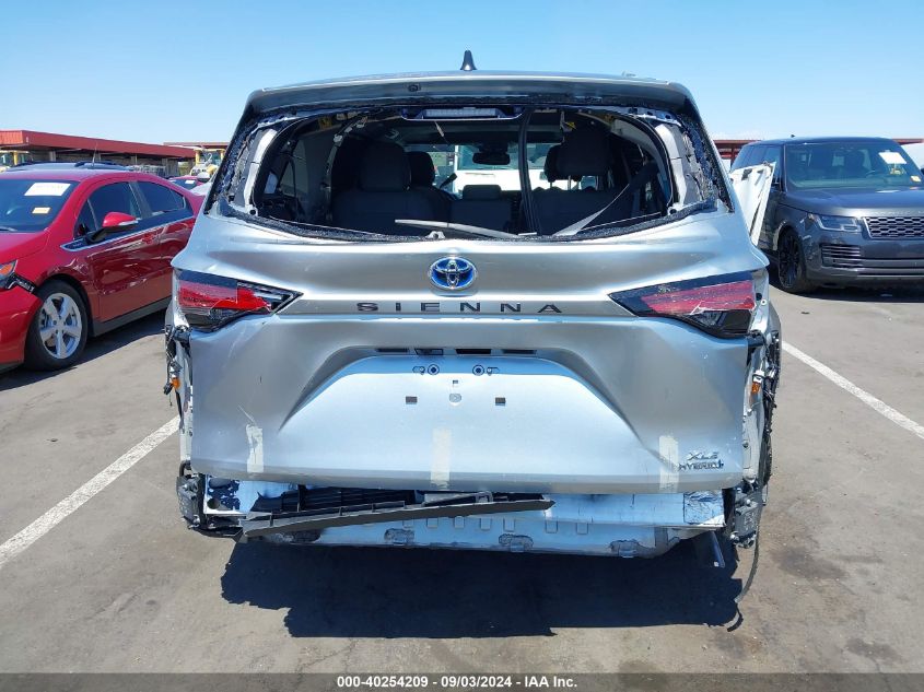 2022 Toyota Sienna Xle VIN: 5TDYRKEC4NS132559 Lot: 40254209