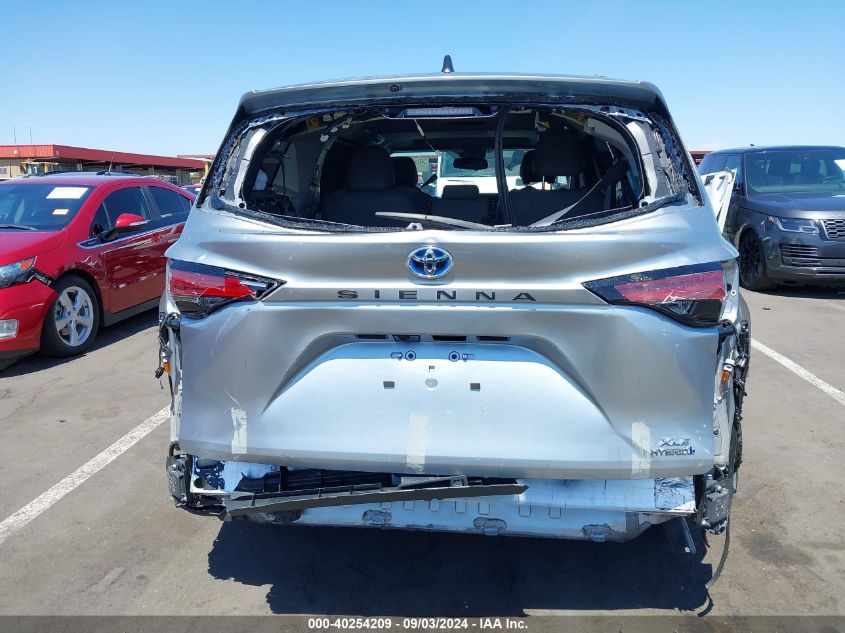 2022 Toyota Sienna Xle VIN: 5TDYRKEC4NS132559 Lot: 40254209