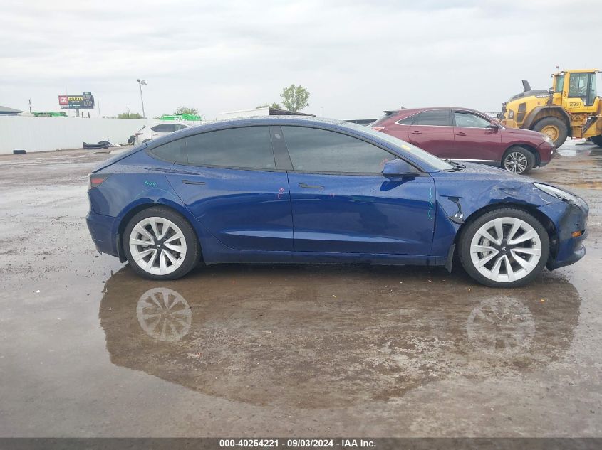 2023 Tesla Model 3 Rear-Wheel Drive VIN: 5YJ3E1EA0PF433884 Lot: 40254221