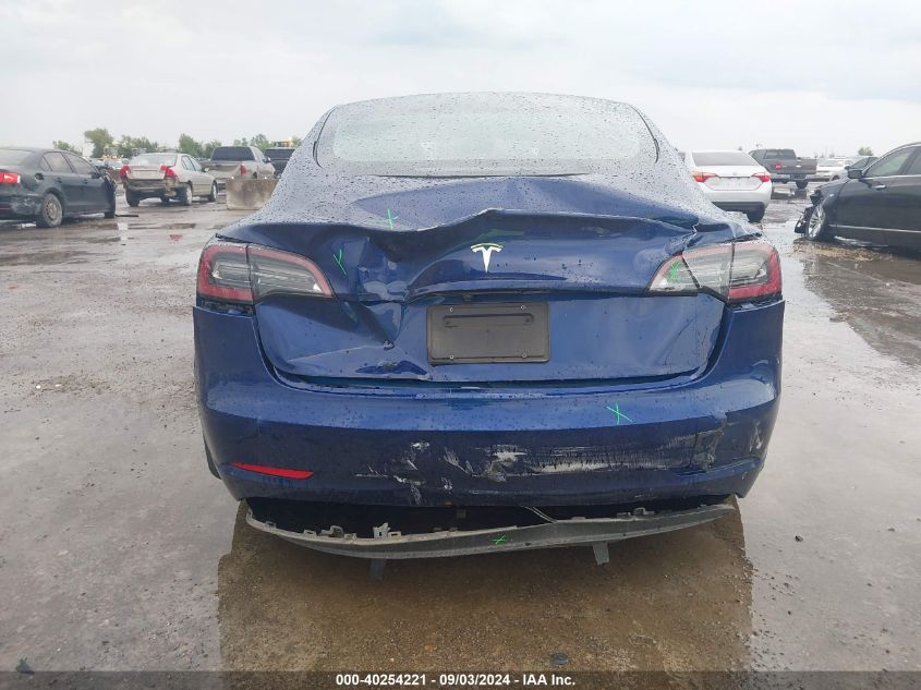 2023 Tesla Model 3 Rear-Wheel Drive VIN: 5YJ3E1EA0PF433884 Lot: 40254221