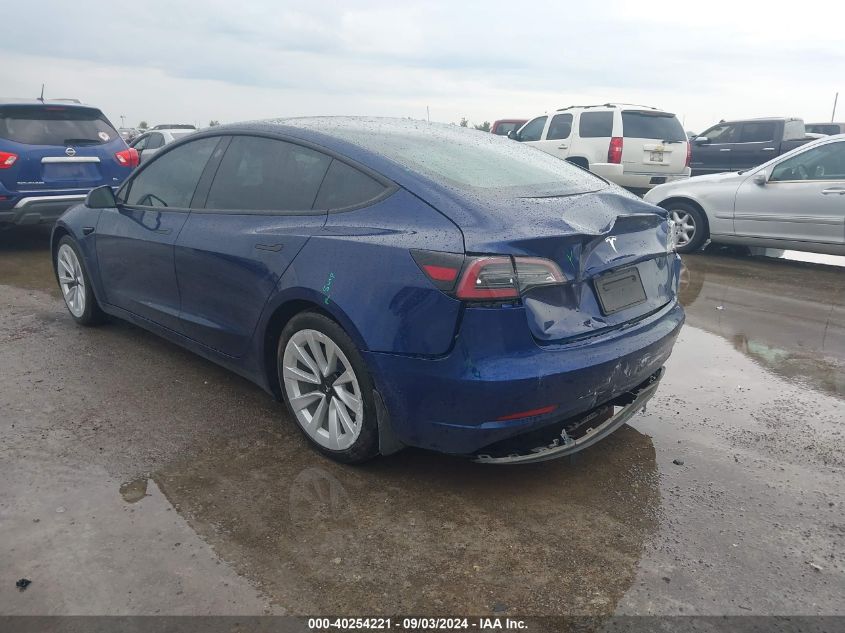 VIN 5YJ3E1EA0PF433884 2023 TESLA MODEL 3 no.3