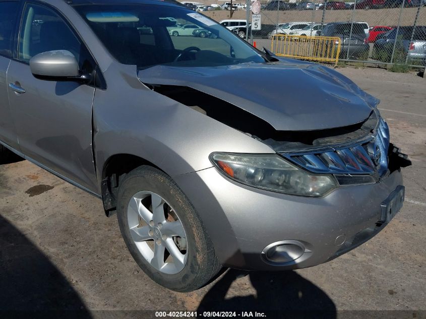 2009 Nissan Murano Sl VIN: JN8AZ18W39W211281 Lot: 40254241